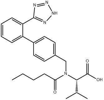 缬沙坦 结构式