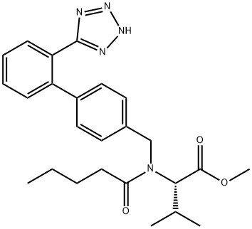 Valsartan Methyl Ester Struktur