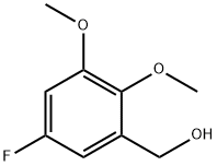 (5-Fluoro-2,3-diMethoxyphenyl)Methanol Structure