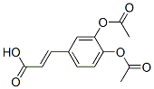 3-[3,4-bis(acetoxy)phenyl]acrylic acid  Structure