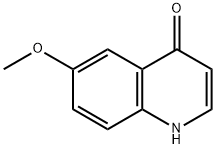 4-HYDROXY-6-METHOXYQUINOLINE Struktur
