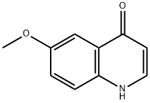 4-HYDROXY-6-METHOXYQUINOLINE Structure