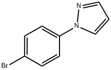 1-(4-ブロモフェニル)-1H-ピラゾール 化学構造式