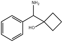 1-(AMINO(PHENYL)METHYL)CYCLOBUTANOL, 1378861-46-1, 结构式