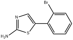 5-(2-BROMOPHENYL)THIAZOL-2-AMINE, 1378873-73-4, 结构式