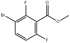 3-溴-2,6-二氟苯甲酸甲酯,1378875-92-3,结构式