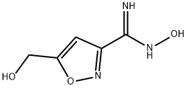 3-Isoxazolecarboximidamide,N-hydroxy-5-(hydroxymethyl)- Struktur