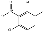 1,3-ジクロロ-4-メチル-2-ニトロベンゼン 化学構造式