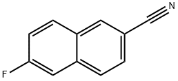 2-氰基-6-氟萘 结构式