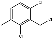 1,3-ジクロロ-2-(クロロメチル)-4-メチルベンゼン 化学構造式