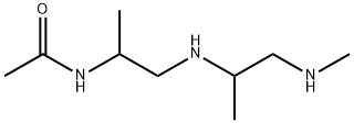 Acetamide,  N-[1-methyl-2-[[1-methyl-2-(methylamino)ethyl]amino]ethyl]- Struktur