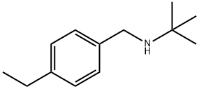 N-(4-エチルベンジル)-2-メチル-2-プロパンアミン HYDROCHLORIDE 化学構造式