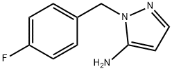 1-(4-fluorobenzyl)-1H-pyrazol-5-amine Structure