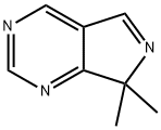 7H-Pyrrolo[3,4-d]pyrimidine, 7,7-dimethyl- (8CI) Struktur