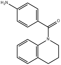 (4-AMINOPHENYL)[3,4-DIHYDRO-1(2H)-QUINOLINYL]-METHANONE Structure