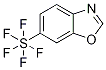 6-(Pentafluorosulfanyl)benzooxazole Struktur