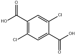 2,5-二氯对二苯甲酸, 13799-90-1, 结构式
