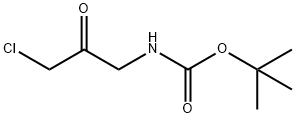 Carbamic acid, (3-chloro-2-oxopropyl)-, 1,1-dimethylethyl ester (9CI) Struktur