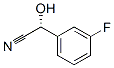 Benzeneacetonitrile, 3-fluoro-alpha-hydroxy-, (R)- (9CI) Struktur