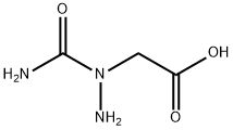 [1-(aminocarbonyl)hydrazino]acetic acid Struktur