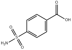 4-スルファモイル安息香酸 化学構造式