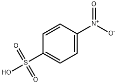 4-ニトロベンゼンスルホン酸水和物 化学構造式