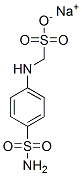 sodium [[4-(aminosulphonyl)phenyl]amino]methanesulphonate   Struktur