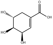 Shikimic acid Structure