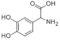 AMINO-(3,4-DIHYDROXY-PHENYL)-ACETIC ACID Structure