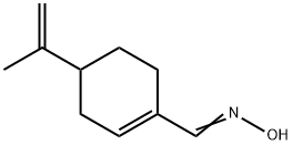 4-isopropenylcyclohex-1-enecarbaldehyde oxime Structure