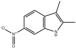 2,3-Dimethyl-6-nitro-1H-indole Struktur
