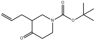 1-BOC-3-ALLYLPIPERIDIN-4-ONE Struktur