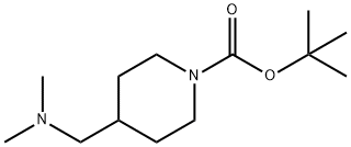 tert-Butyl 4-((dimethylamino)methyl)piperidine-1-carboxylate Struktur