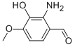 2-氨基-3-羟基-4-甲氧基苯甲醛 结构式