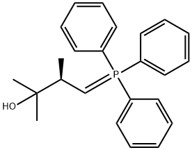 (R)-2,3-二甲基-4-(三苯基膦烯)-2-丁醇, 138079-58-0, 结构式