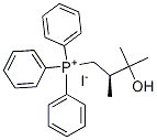 [(2R)-3-羟基-2,3-二甲基丁基]三苯基碘化物, 138079-59-1, 结构式