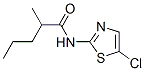 Valeramide,  N-(5-chloro-2-thiazolyl)-2-methyl-  (8CI) Struktur