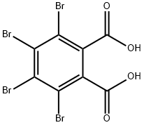 四溴邻苯二甲酸, 13810-83-8, 结构式