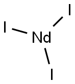 NEODYMIUM IODIDE Structure