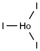 トリヨードホルミウム 化学構造式