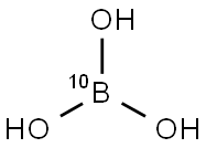 BORIC-10B ACID Struktur