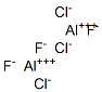 Aluminium(III)chloridefluoride Struktur