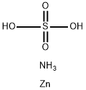 diammonium zinc disulphate Struktur