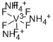 六氟钒酸铵(III), 13815-31-1, 结构式
