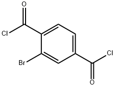 1,4-BENZENEDICARBONYL DICHLORIDE,2-BROMO- 化学構造式