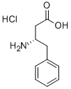 (S)-3-氨基-4-苯基丁酸盐酸盐 结构式