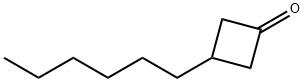 3-Hexylcyclobutanone Structure