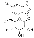 6-氯-3-吲哚基-D-吡喃半乳糖苷, 138182-21-5, 结构式