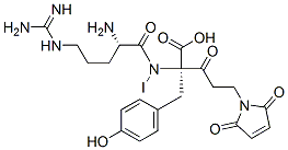 3-maleimidopropionylarginylmonoiodotyrosine Structure