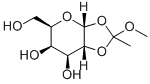 a-D-Galactopyranose1,2-(methylorthoacetate) 化学構造式